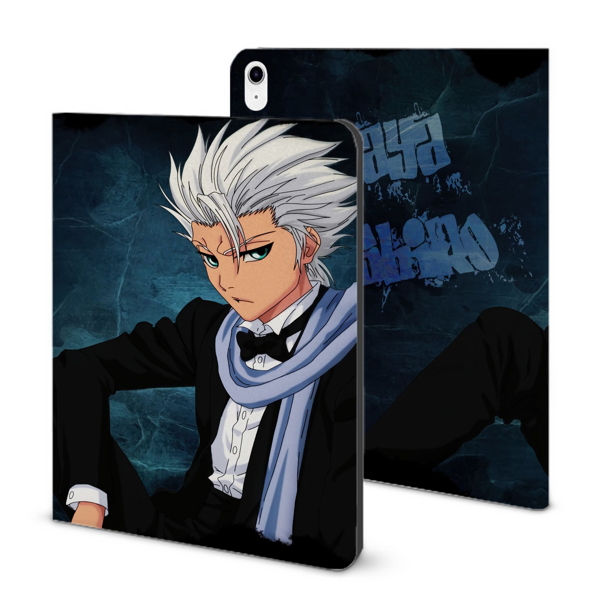 （画像用） ブリーチ BLEACH IPad ケース ブック型 PUレザー TPU 耐衝撃 軽量 薄型 ペン収納なし 全面保護 IPad 各モデル対応
